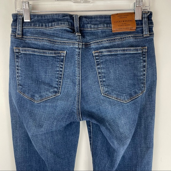 Lucky Brand Lolita Bootcut Jeans Dark Wash Sz 6 Boho Western - Picture 6 of 12